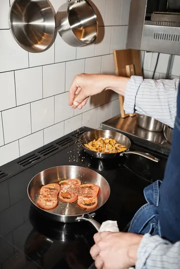 Set de poêles Nordwik 3-ply 2 pièces - Acier inoxydable - undefined - Nordwik