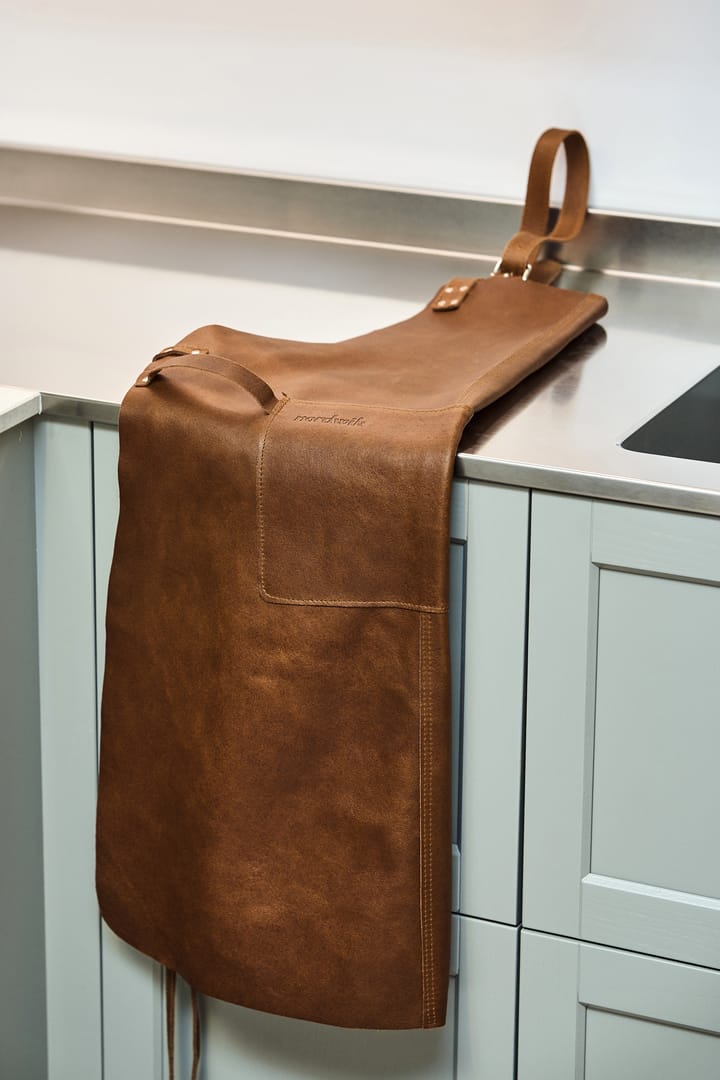 Tablier en cuir Nordwik, Marron Nordwik