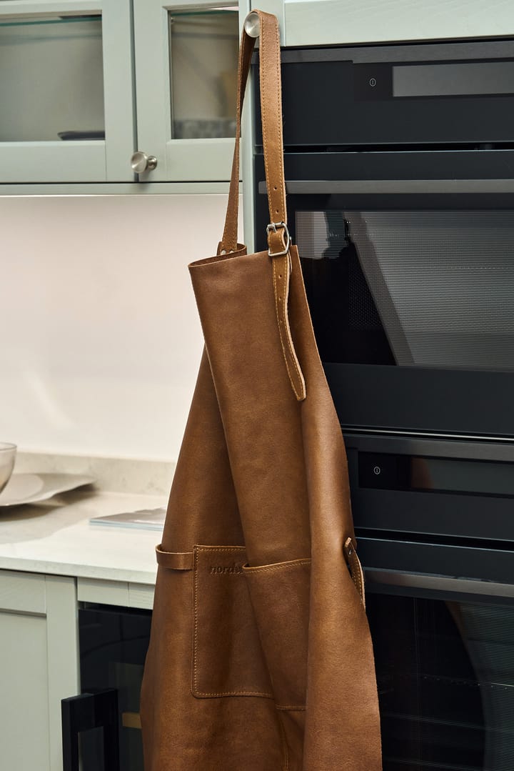 Tablier en cuir Nordwik, Marron Nordwik