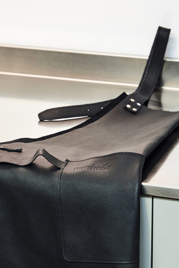 Tablier en cuir Nordwik, Noir Nordwik