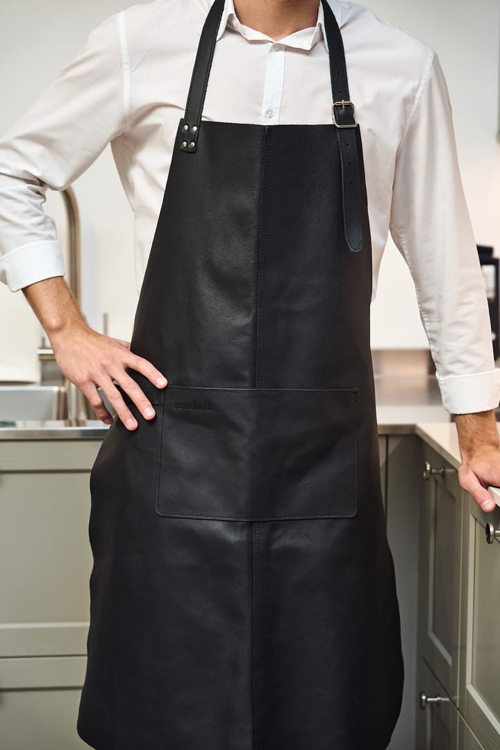 Tablier en cuir Nordwik, Noir Nordwik