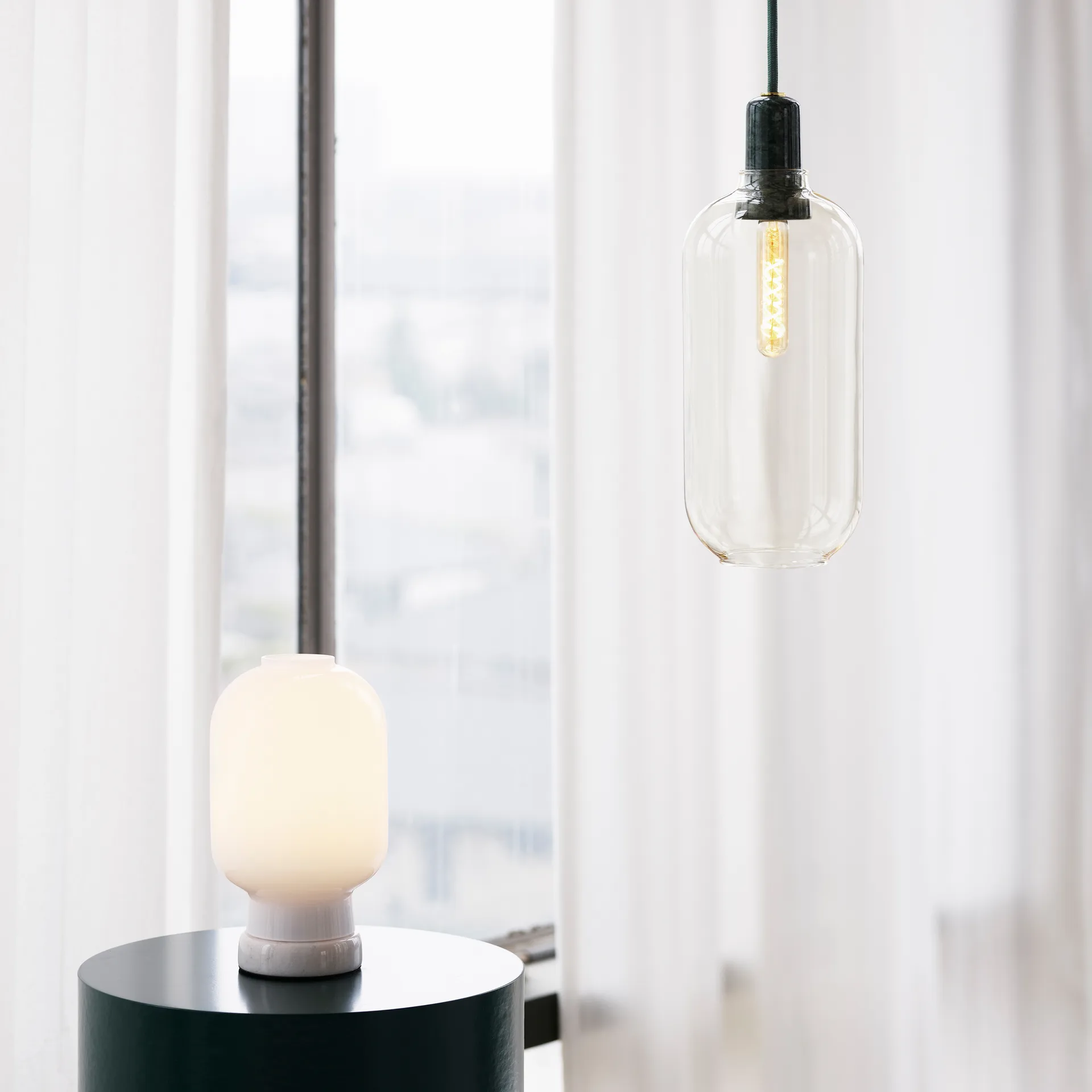 Ampoule Amp spiral E14, Transparent Normann Copenhagen