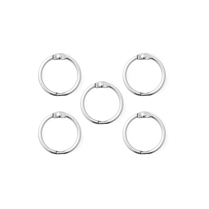 Anneau de fixation Reb 5 pièces - Acier inoxydable - Normann Copenhagen