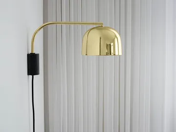 Applique Grant - brass, petit - acier, granit - Normann Copenhagen