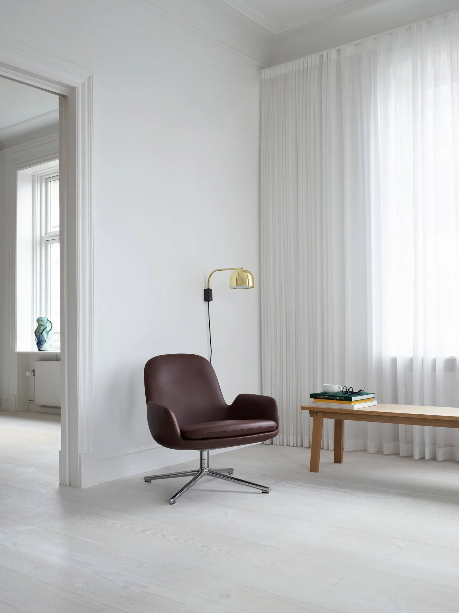 Applique Grant, brass, petit - acier, granit Normann Copenhagen