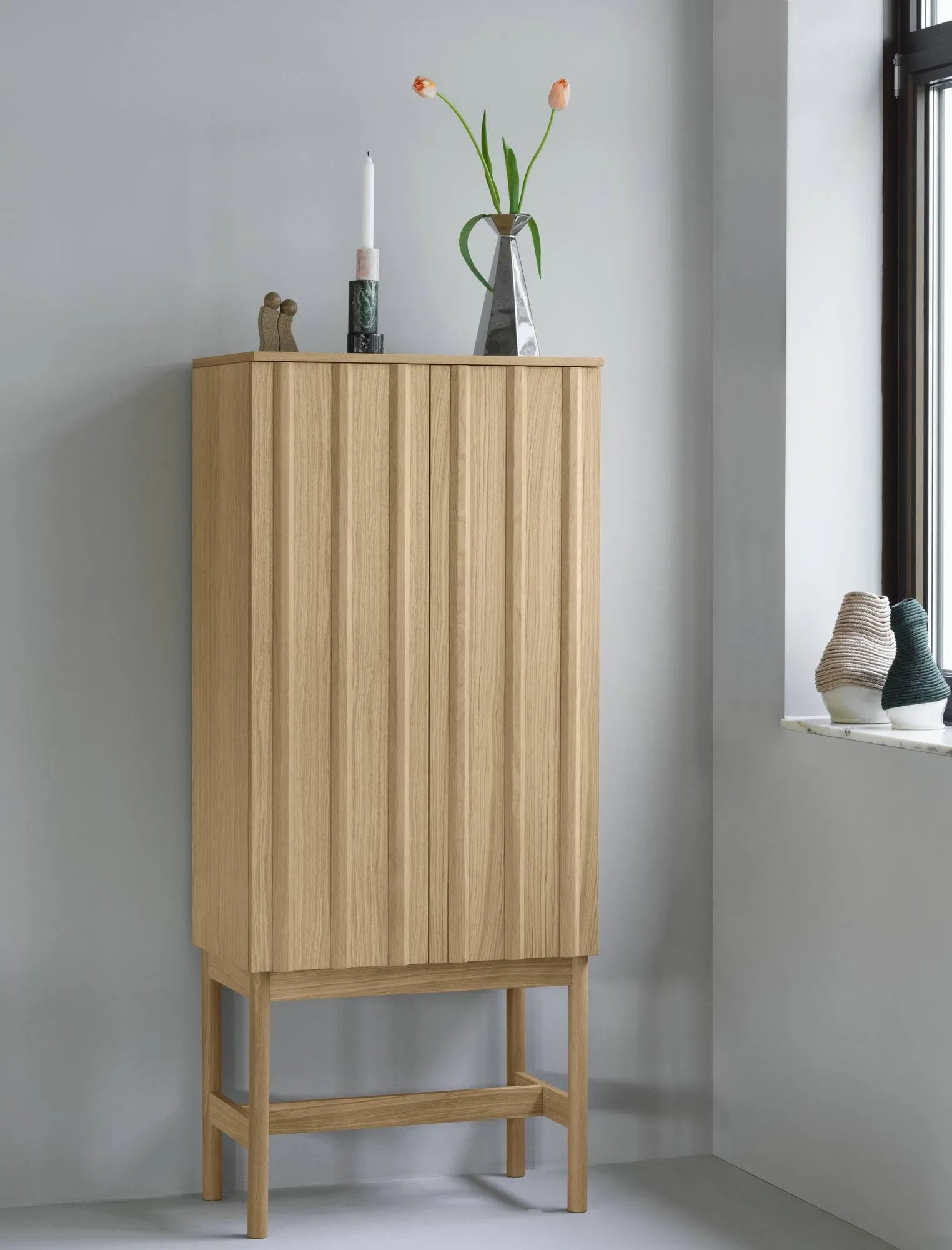 Armoire Rib, Chêne, 166,5x70x43 cm Normann Copenhagen