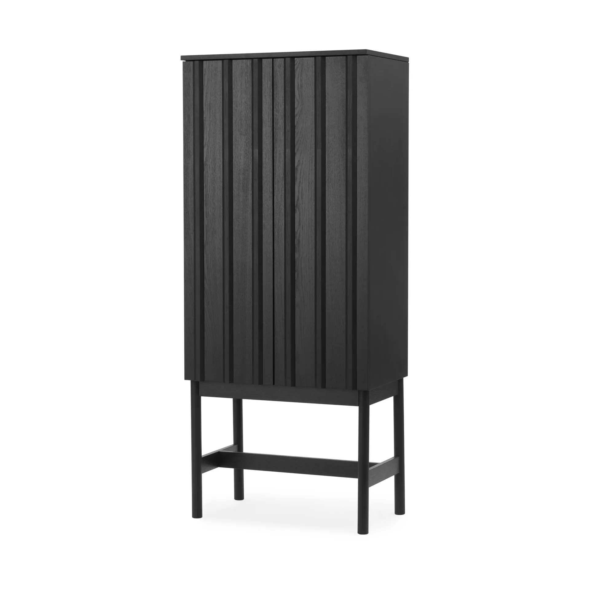 Armoire Rib, Soft black, 166,5x70x43 cm Normann Copenhagen