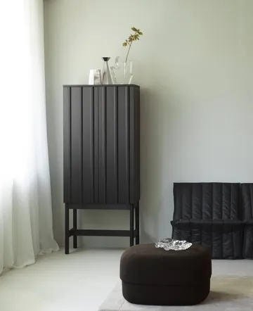 Armoire Rib - Soft black, 166,5x70x43 cm - Normann Copenhagen