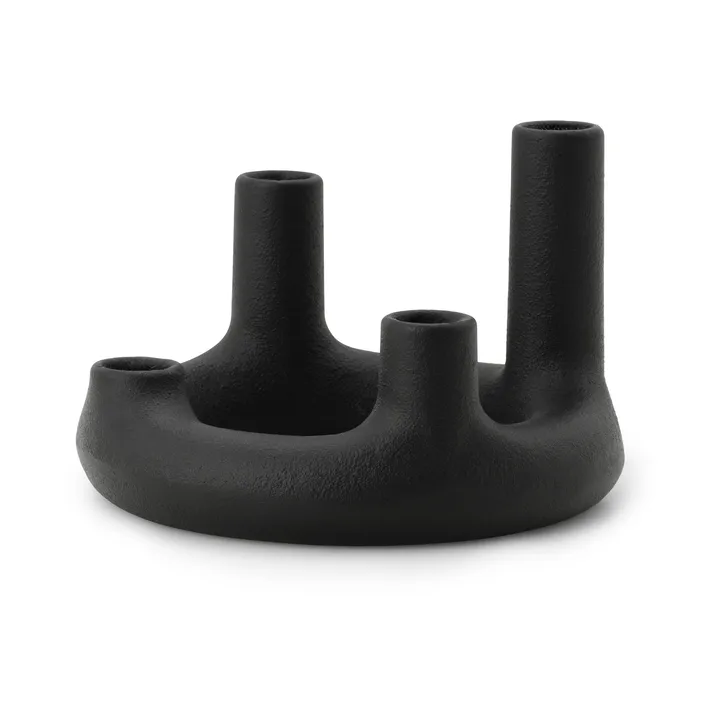 Bougeoir Trin - Noir, Ø17,7x11,8 cm - Normann Copenhagen