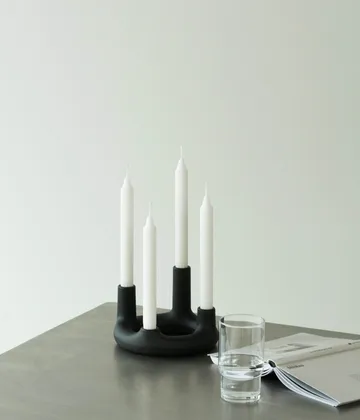 Bougeoir Trin - Noir, Ø17,7x11,8 cm - Normann Copenhagen