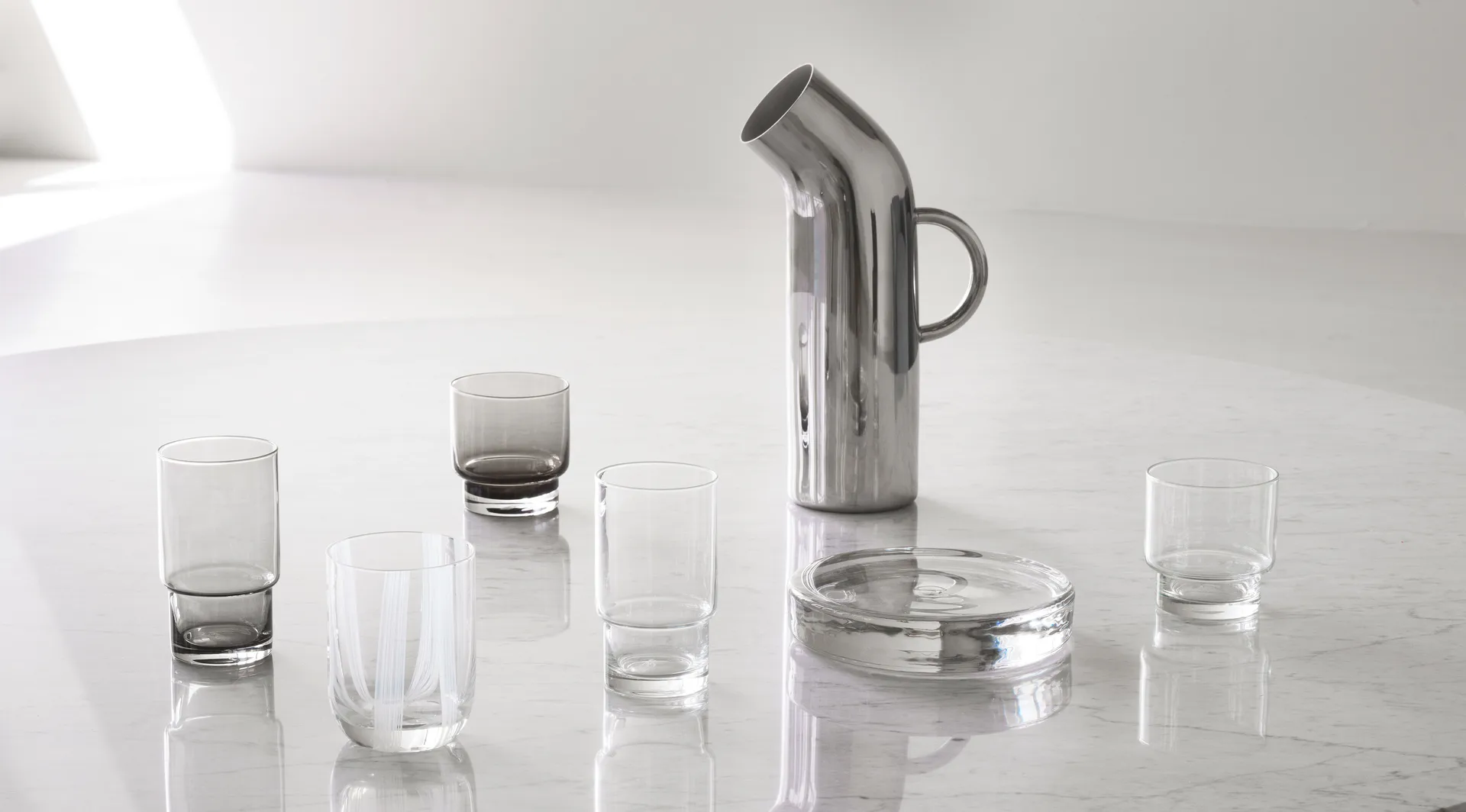 Carafe Pipe 1,2 l, Acier inoxydable Normann Copenhagen