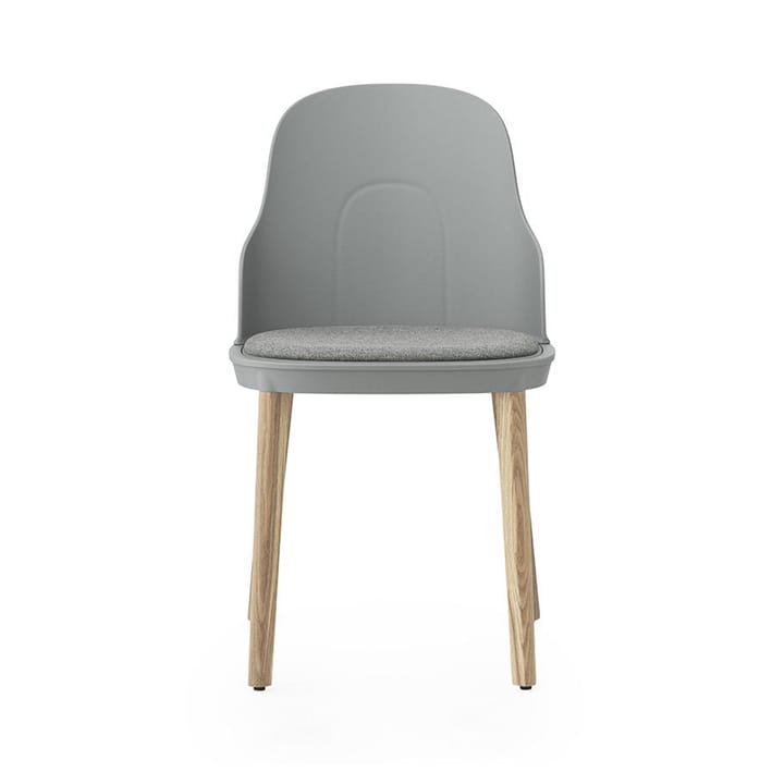 Chaise Allez avec coussin et pieds en chêne - Gris - Normann Copenhagen