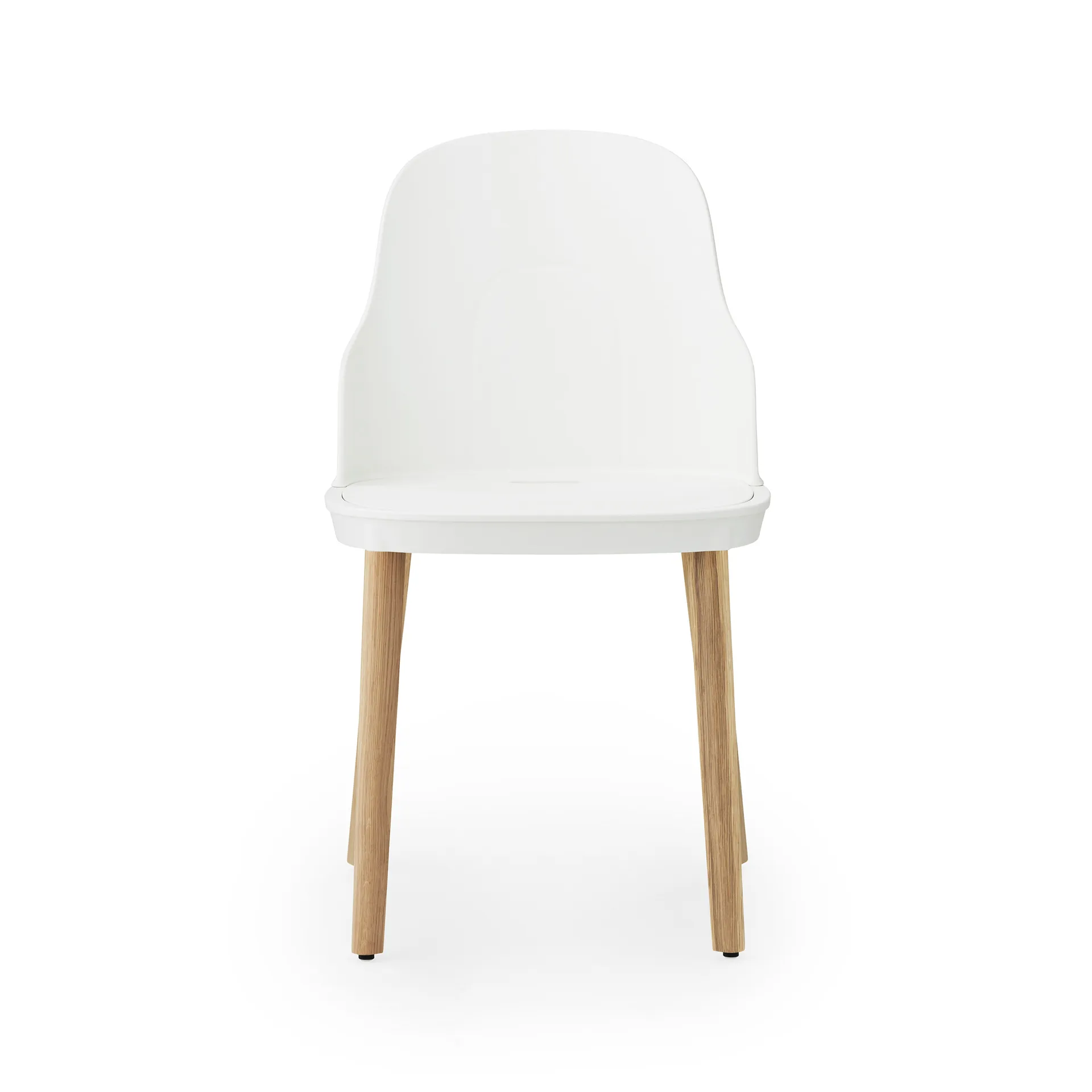 Chaise Allez avec pieds en chêne, Blanc-chêne Normann Copenhagen