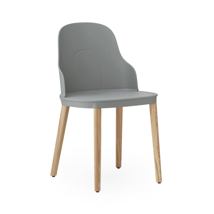 Chaise Allez avec pieds en chêne - Gris-chêne - Normann Copenhagen