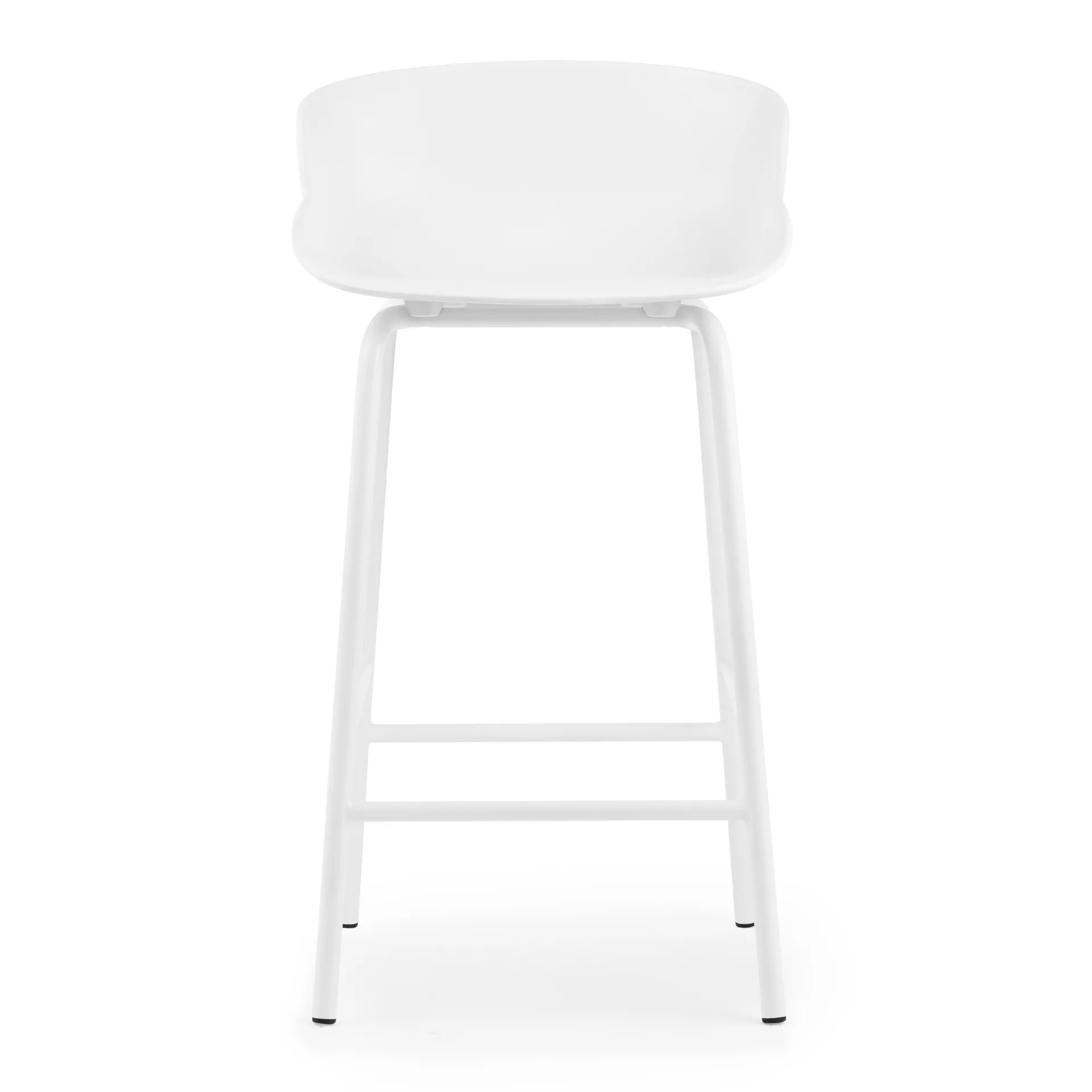 Chaise de bar Hyg pieds en métal 65 cm, Blanc Normann Copenhagen