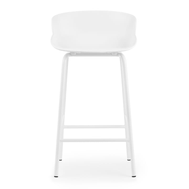 Chaise de bar Hyg pieds en métal 65 cm, Blanc Normann Copenhagen