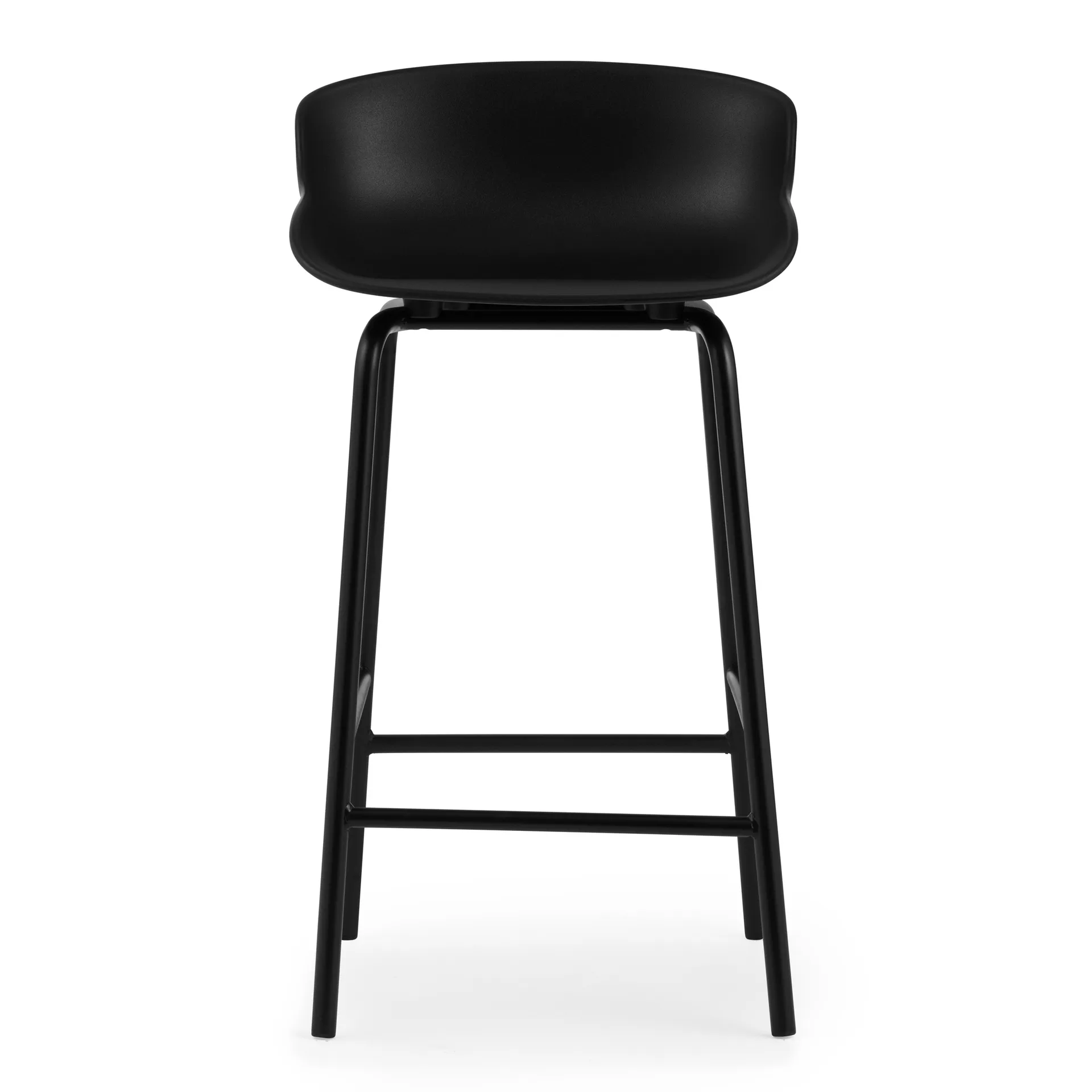 Chaise de bar Hyg pieds en métal 65 cm, Noir Normann Copenhagen
