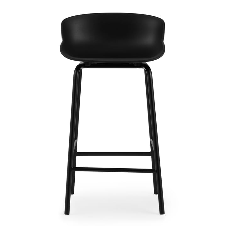 Chaise de bar Hyg pieds en métal 65 cm - Noir - Normann Copenhagen