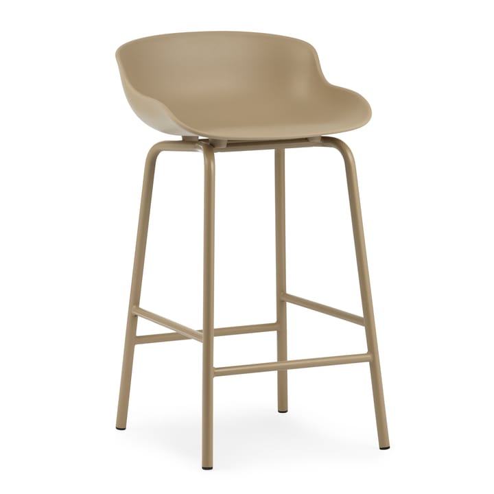 Chaise de bar Hyg pieds en métal 65 cm - Sand - Normann Copenhagen