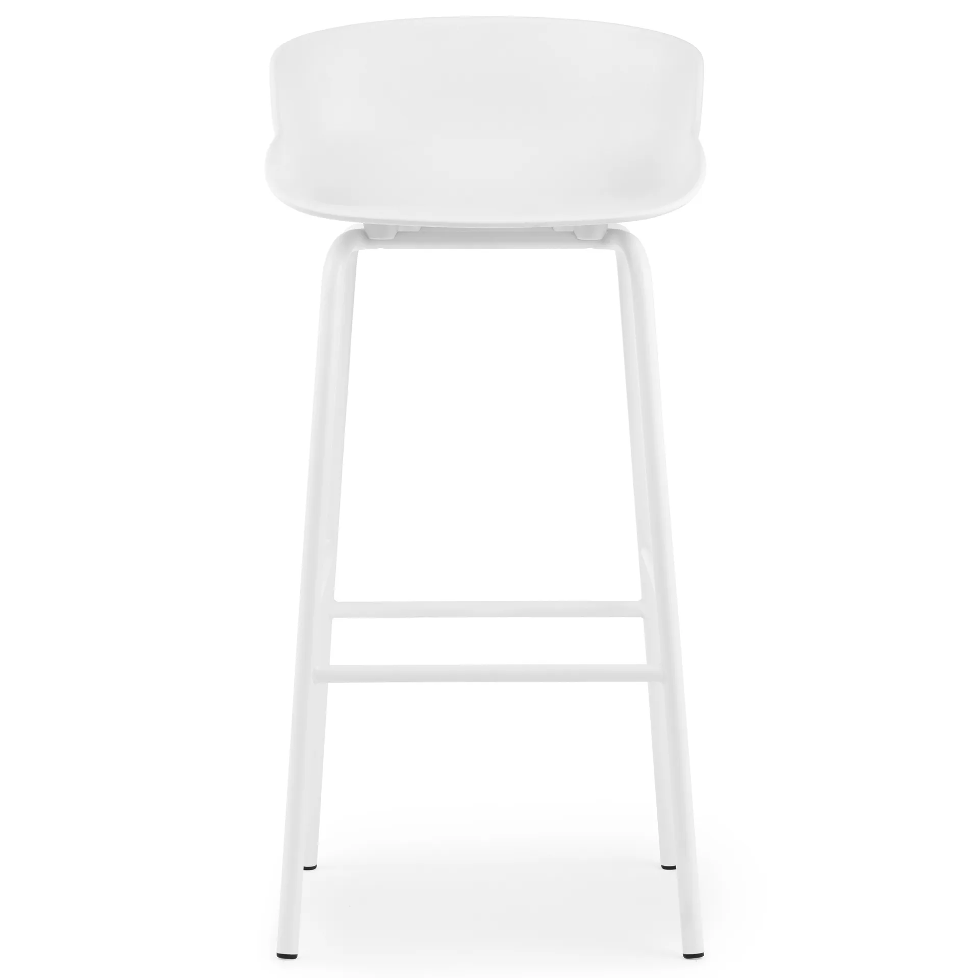 Chaise de bar Hyg pieds en métal 75 cm, Blanc Normann Copenhagen