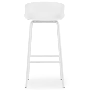 Chaise de bar Hyg pieds en métal 75 cm - Blanc - Normann Copenhagen
