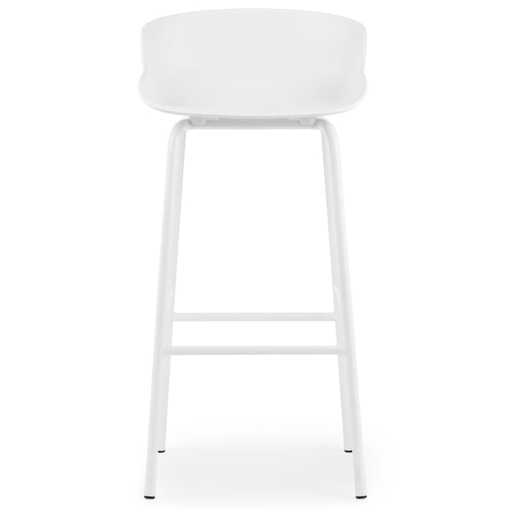 Chaise de bar Hyg pieds en métal 75 cm - Blanc - Normann Copenhagen
