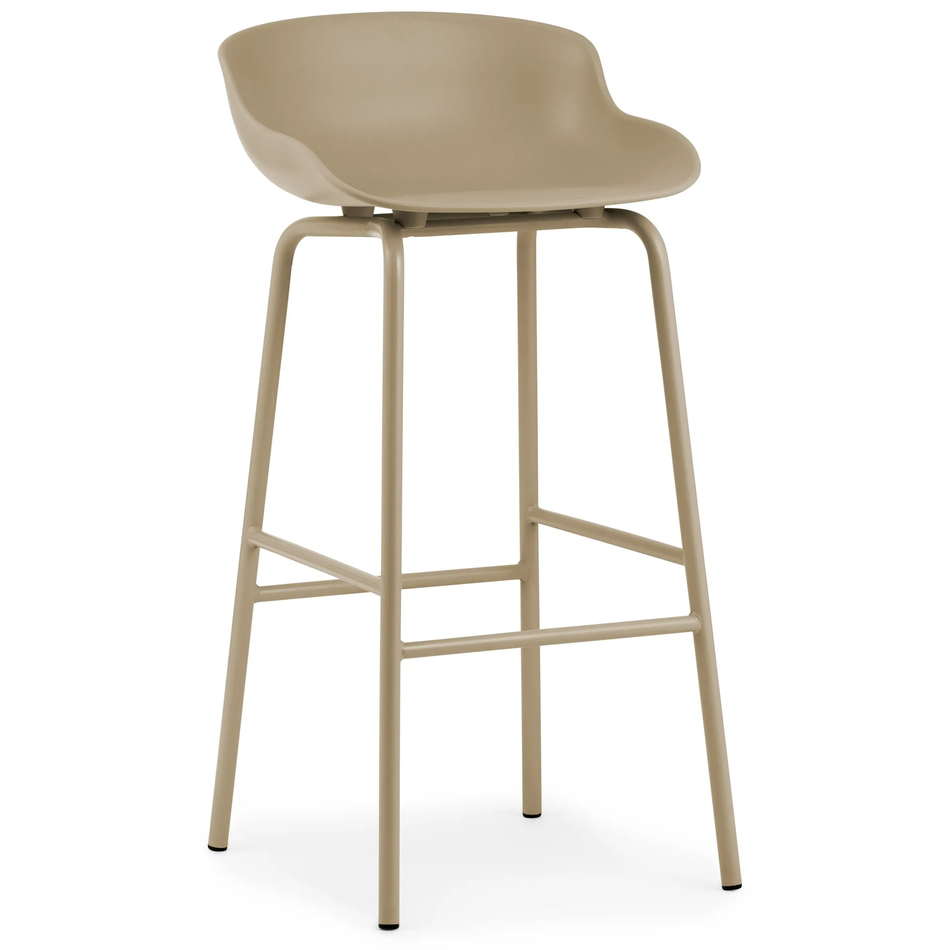 Chaise de bar Hyg pieds en métal 75 cm, Sand Normann Copenhagen