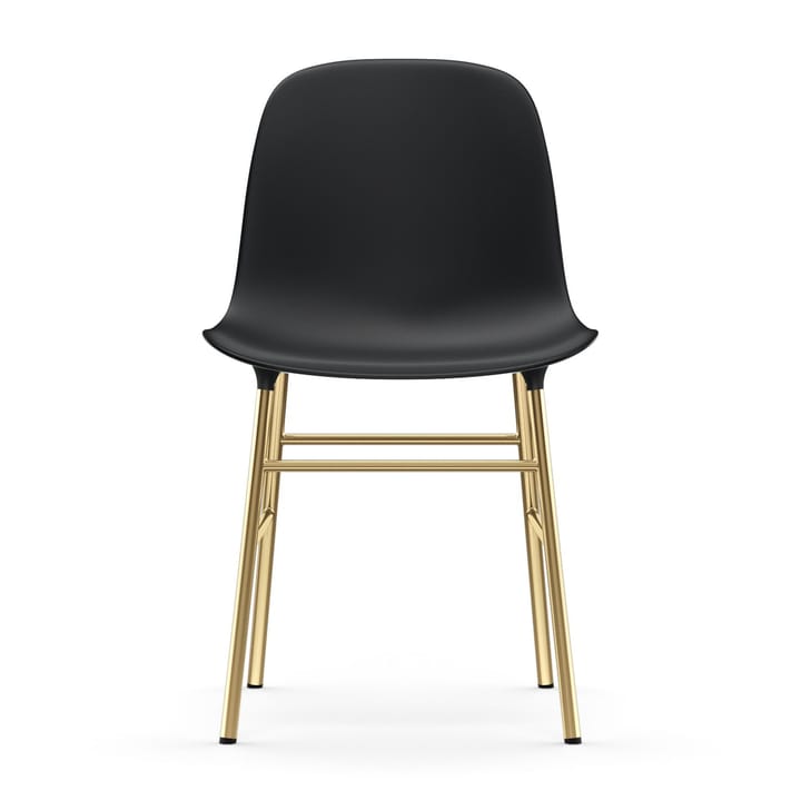 Chaise Form pieds en laiton, Noir Normann Copenhagen
