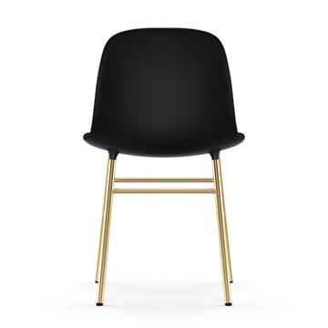 Chaise Form pieds en laiton - Noir - Normann Copenhagen