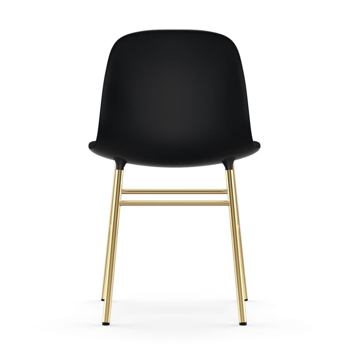 Chaise Form pieds en laiton, Noir Normann Copenhagen