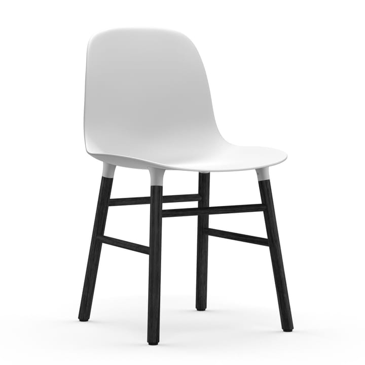 Chaise Form pieds noirs - Blanc - Normann Copenhagen