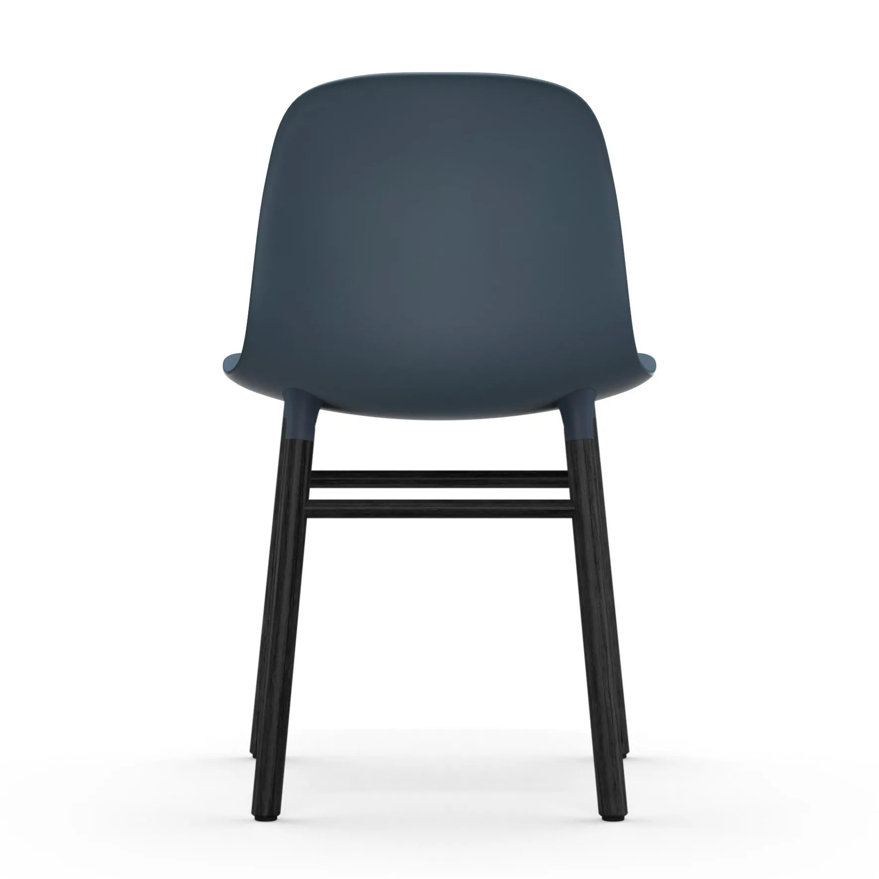 Chaise Form pieds noirs, Bleu Normann Copenhagen
