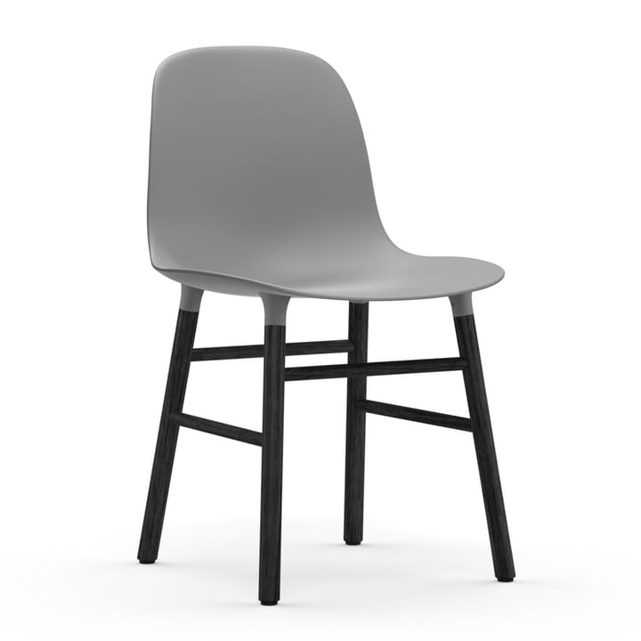 Chaise Form pieds noirs - Gris - Normann Copenhagen