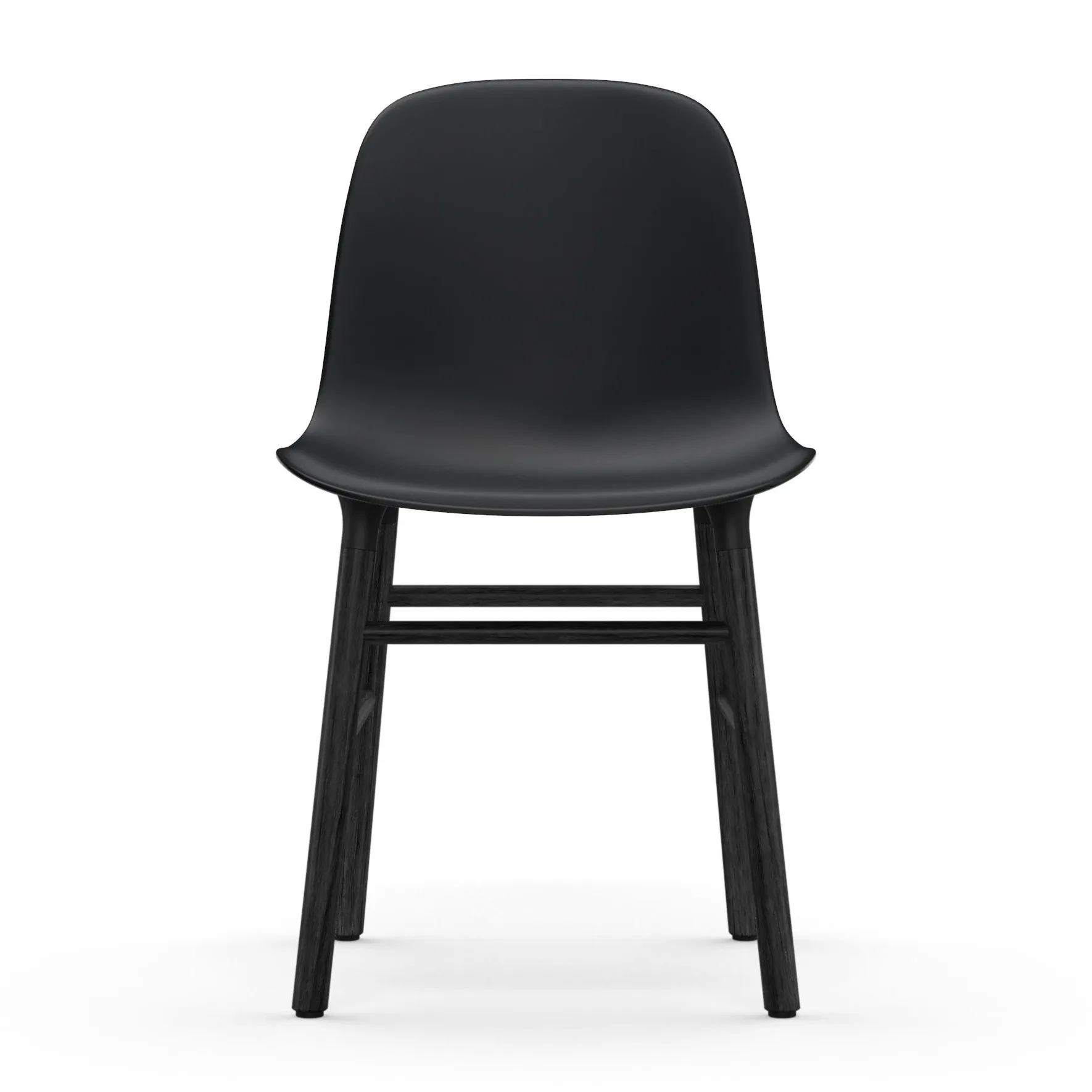 Chaise Form pieds noirs, Noir Normann Copenhagen