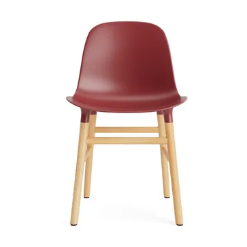 Chaise Form - red, pieds en chêne - Normann Copenhagen