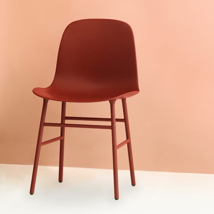 Chaise Form - red, pieds en chêne - Normann Copenhagen