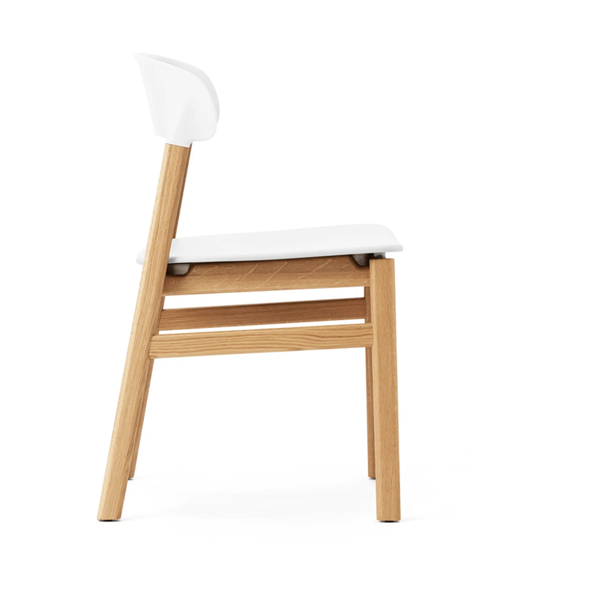 Chaise Herit chêne, Blanc Normann Copenhagen