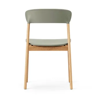 Chaise Herit chêne - Dusty green (vert) - Normann Copenhagen