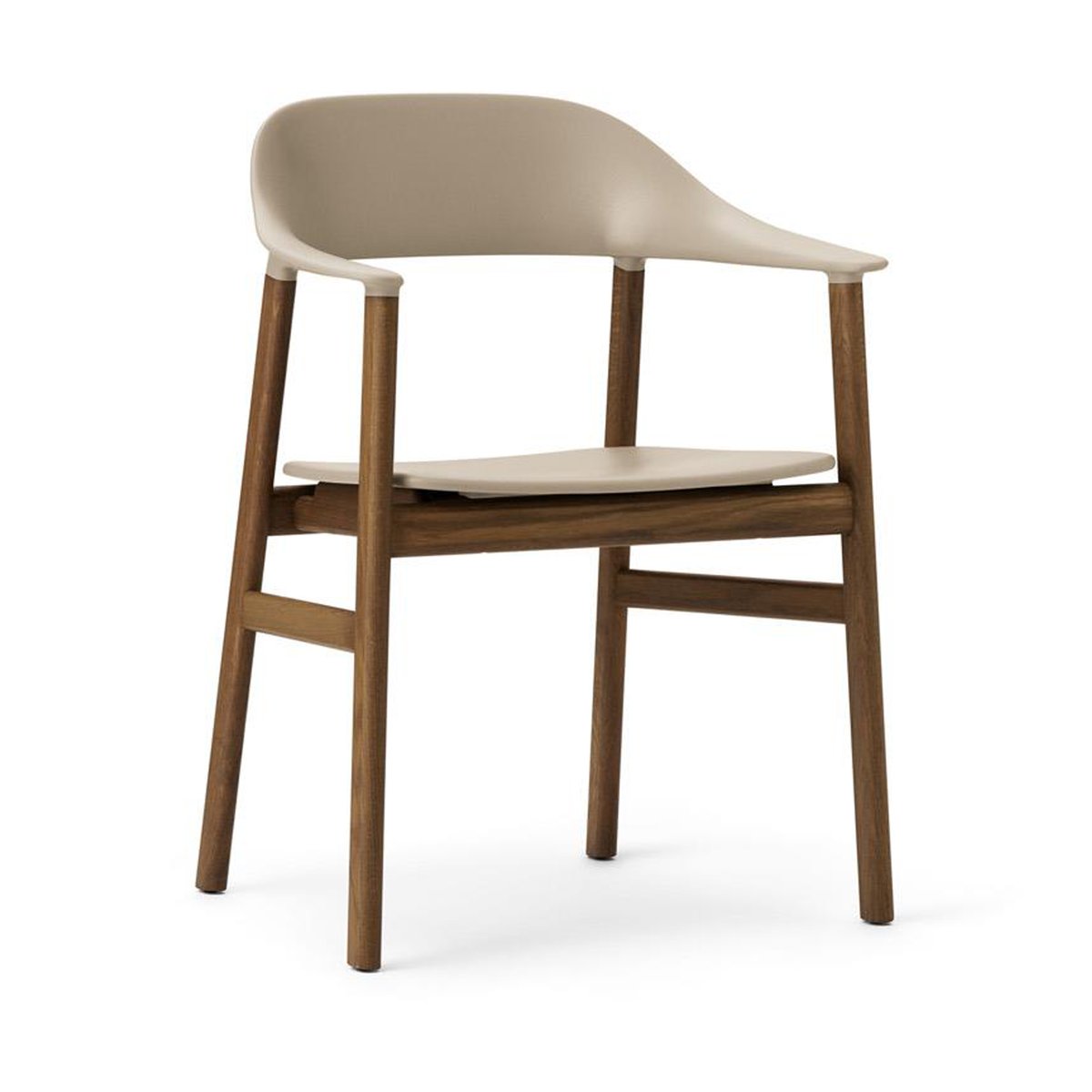 Normann Copenhagen Chaise Herit chêne fumé Sand | Design Scandinave | Chaises | Beige