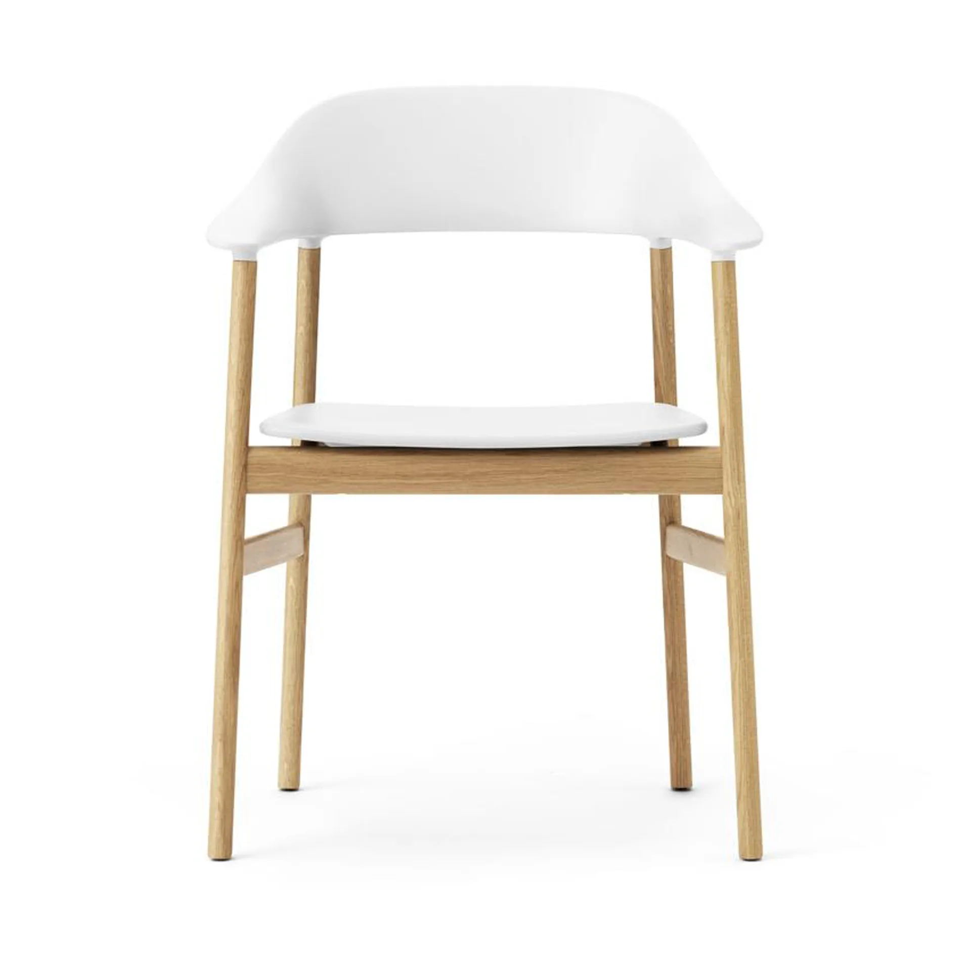 Chaise Herit en chêne, Blanc Normann Copenhagen