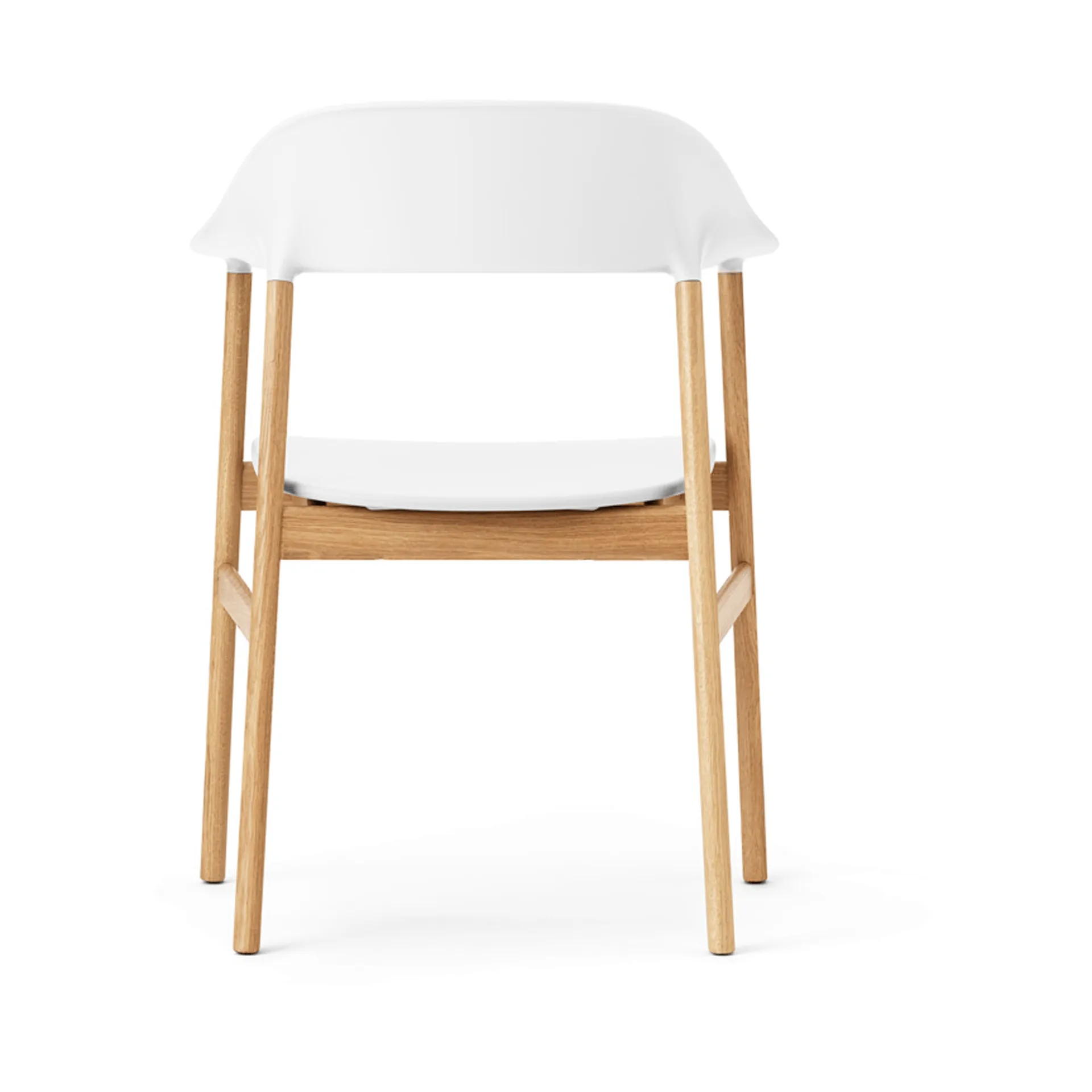 Chaise Herit en chêne, Blanc Normann Copenhagen