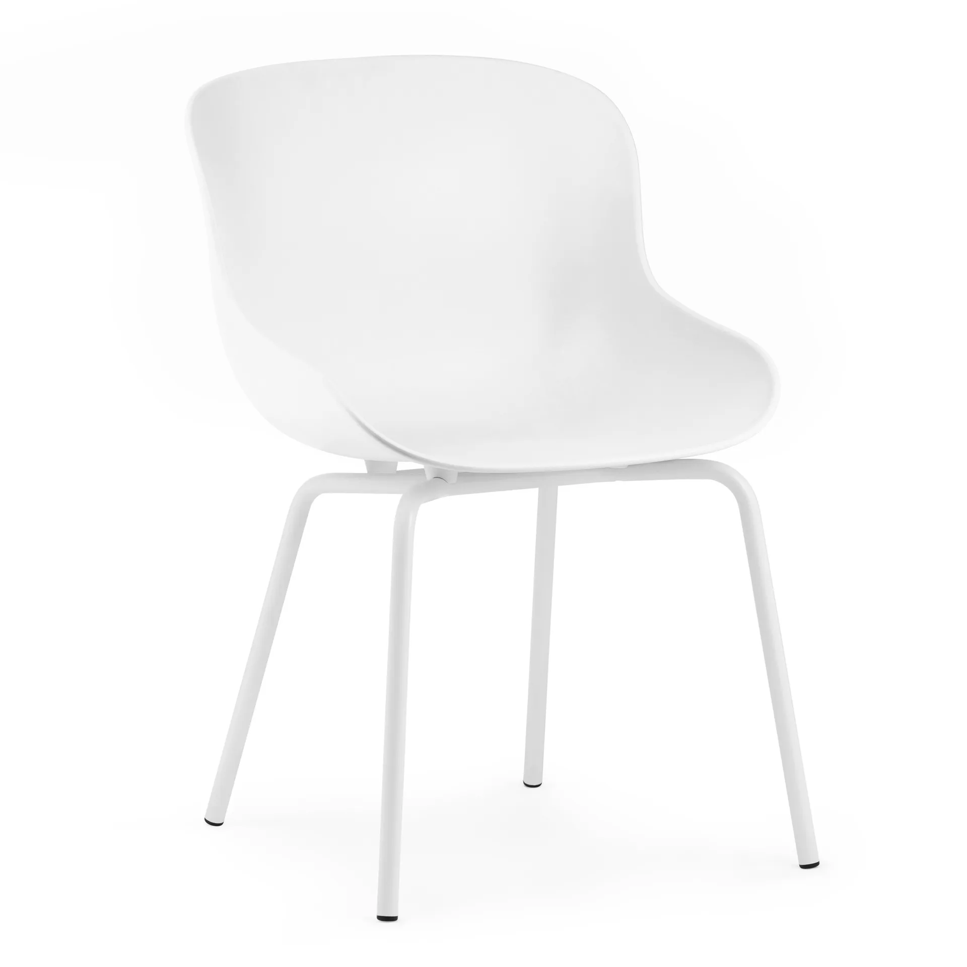 Chaise Hyg pieds en métal, Blanc Normann Copenhagen
