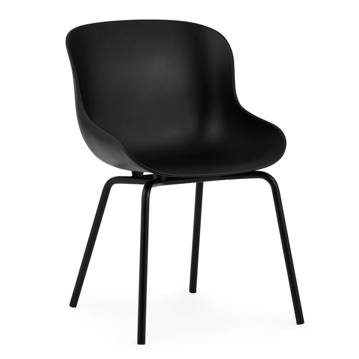 Chaise Hyg pieds en métal - Noir - Normann Copenhagen