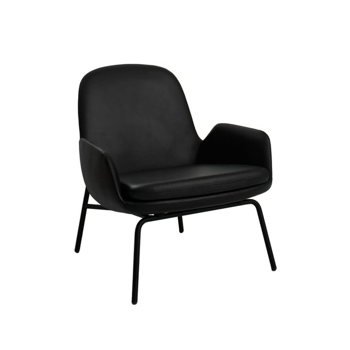 Chaise lounge Era Low - cuir tango noir - Normann Copenhagen