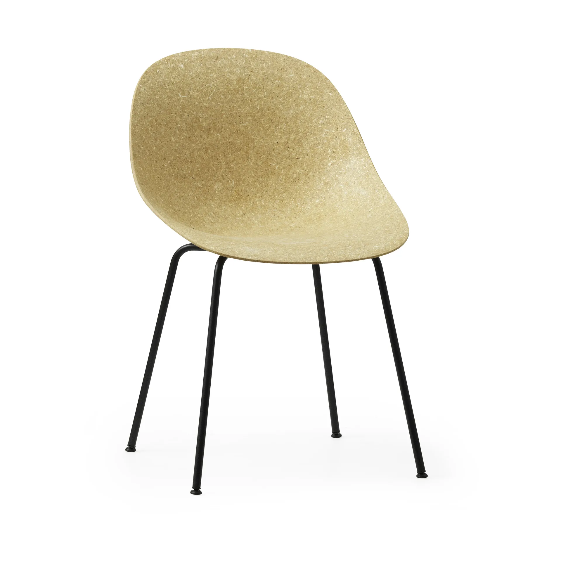 Chaise Mat Chair, Hemp-black steel Normann Copenhagen
