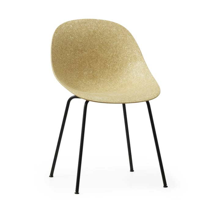 Chaise Mat Chair - Hemp-black steel - Normann Copenhagen