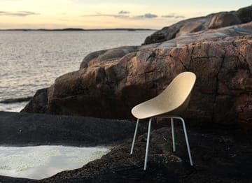 Chaise Mat Chair - Hemp-cream steel - Normann Copenhagen