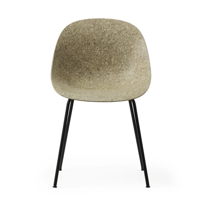 Chaise Mat Chair - Seaweed-black steel - Normann Copenhagen