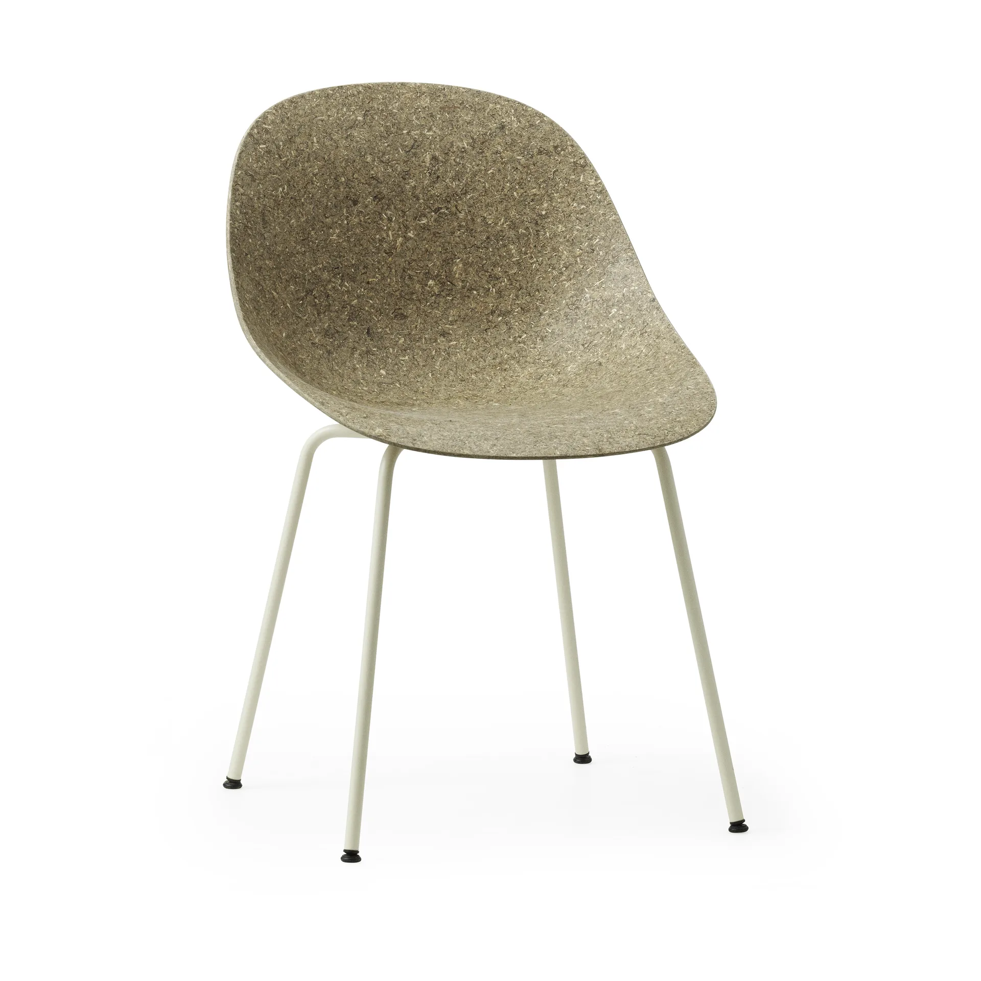 Chaise Mat Chair, Seaweed-cream steel Normann Copenhagen