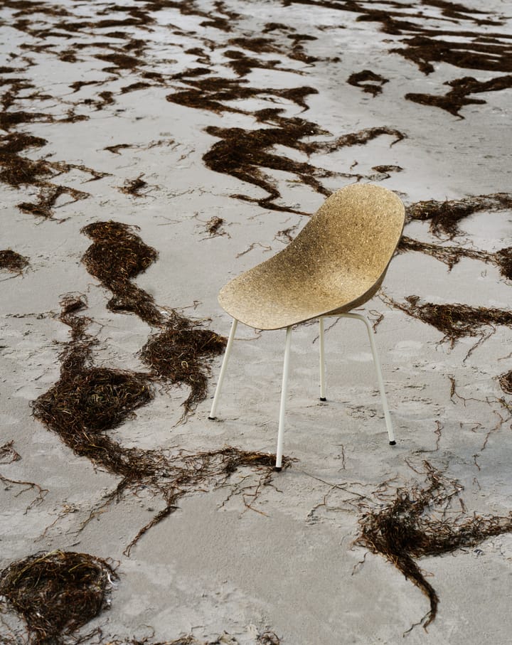 Chaise Mat Chair - Seaweed-cream steel - Normann Copenhagen